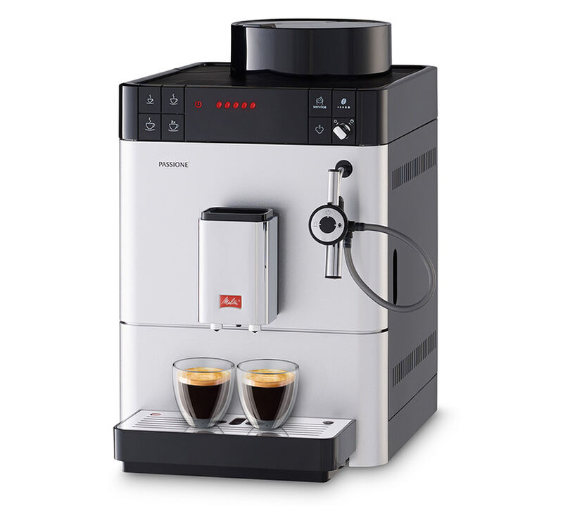 Expresso Broyeur Melitta Caffeo Passione F530-101 Argent Cappuccinator - 1