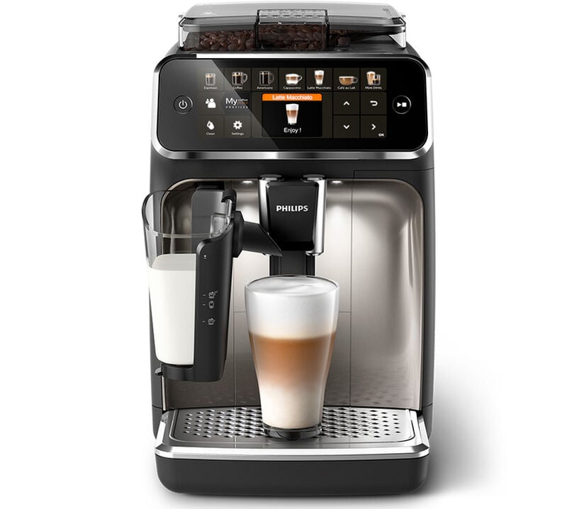 Expresso Broyeur PHILIPS EP5447/90 LatteGo Chromée - 2