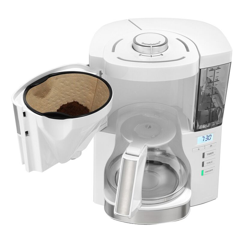 Cafetière blanche Melitta Look V Timer blanc 1025-07 + offre cadeaux - 2