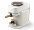 Machine expresso broyeur PHILIPS Baristina BAR302/20 Baristina premium blanche porte-filtre en bois - 2