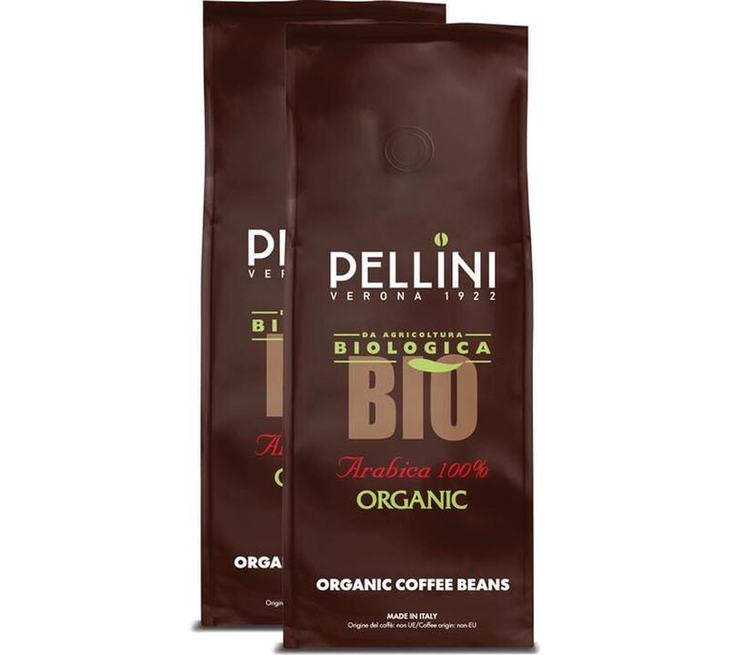 2 x 500 g - Café en grain - Bio - PELLINI - 1