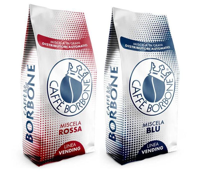 2 x 1 kg - Café en grain - Pack duo Red & Blue Vending - CAFFÈ BORBONE - 1