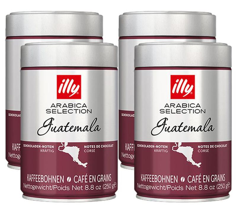 4 x 250 g - Café en grain - Arabica Sélection Guatemala - ILLY - 1