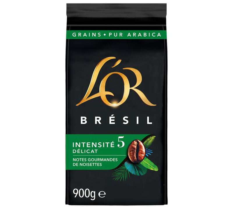 4 x 900 g - Café en grain - Brésil- L'OR - 2