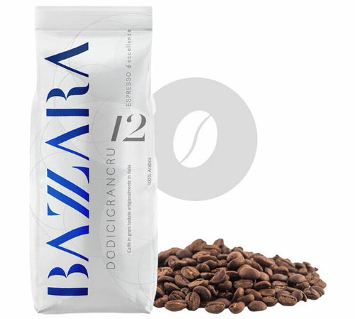 1 kg - Café en grain - Dodicigrancru 100% Arabica - BAZZARA - 2