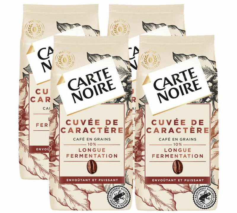 4 x 500 g - Café en grain - Cuvée de Caractère - CARTE NOIRE - 1