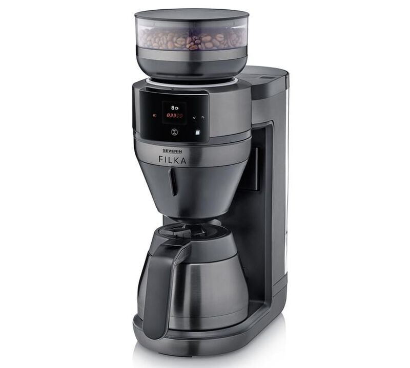 Cafetière filtre avec broyeur Filka 2.0 KA4855 verseuse isotherme - SEVERIN - 1