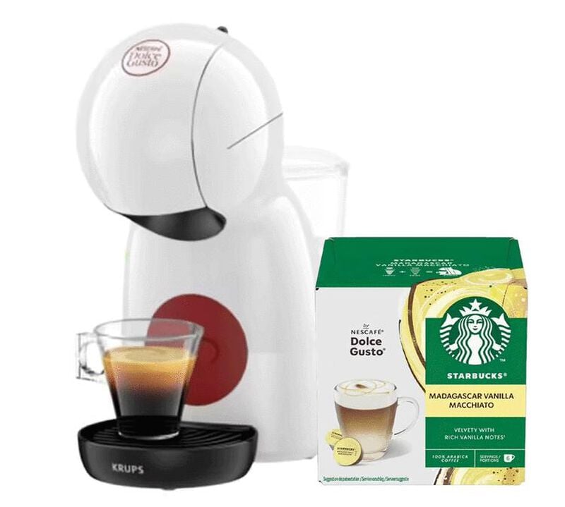Machine à capsule Krups Piccolo XS blanche et rouge YY5218FD - 2