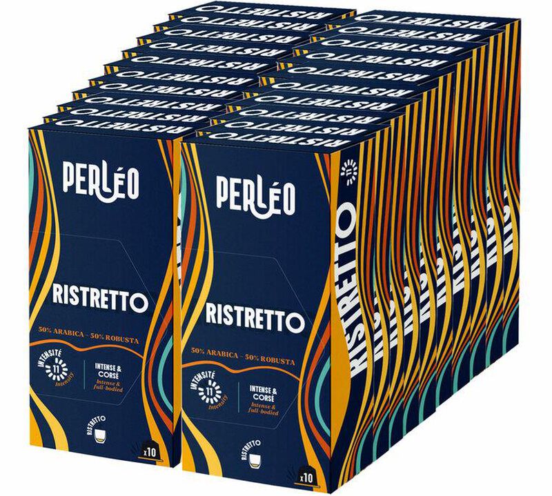200 capsules compatibles Nespresso* Original Ristretto - PERLÉO - 1