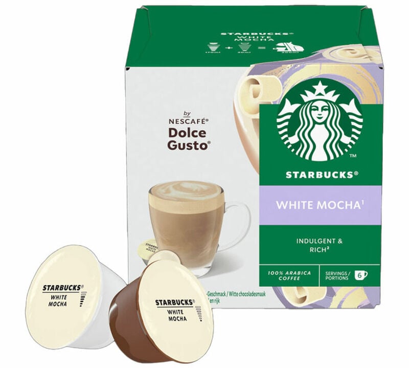 72 capsules compatibles Nescafé* Dolce Gusto* Mocha Chocolat Blanc (36 boissons) – STARBUCKS - 2
