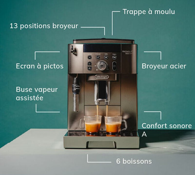 Expresso Broyeur DELONGHI Magnifica S Smart FEB 2541.TB Titanium - 2