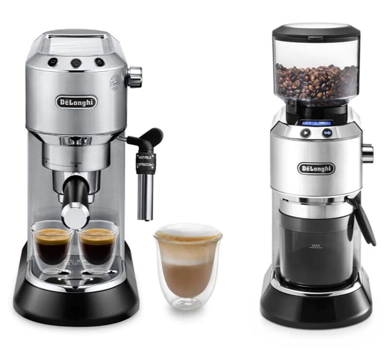 DELONGHI Pack barista ECKG6821.M machine expresso Dedica et moulin à café + accessoires - 2