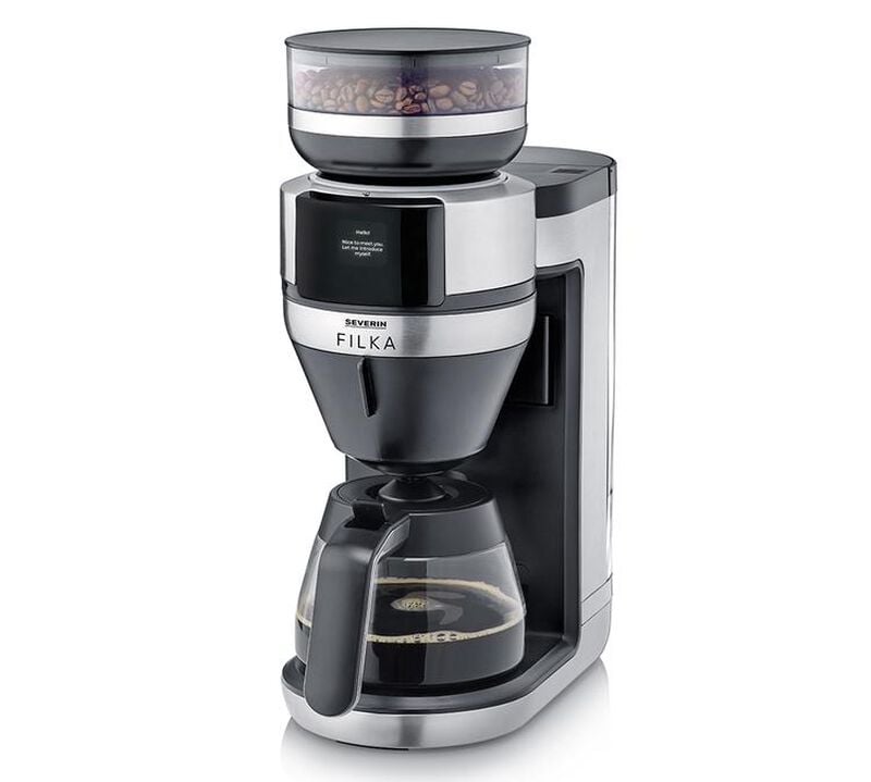 Cafetière filtre avec broyeur Filka 2.0 KA4852 verseuse en verre - SEVERIN - 1