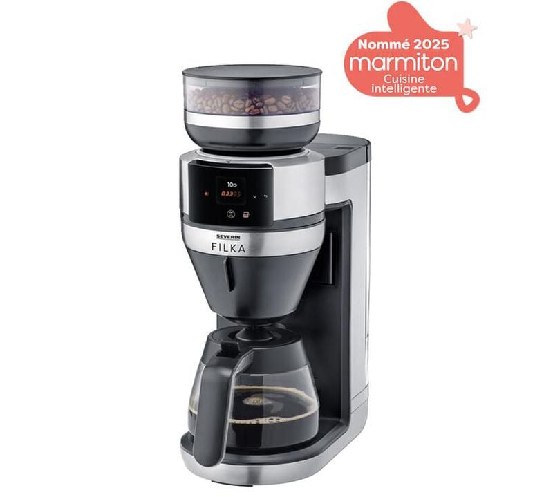 Cafetière filtre avec broyeur Filka 2.0 KA4852 verseuse en verre - SEVERIN - 2