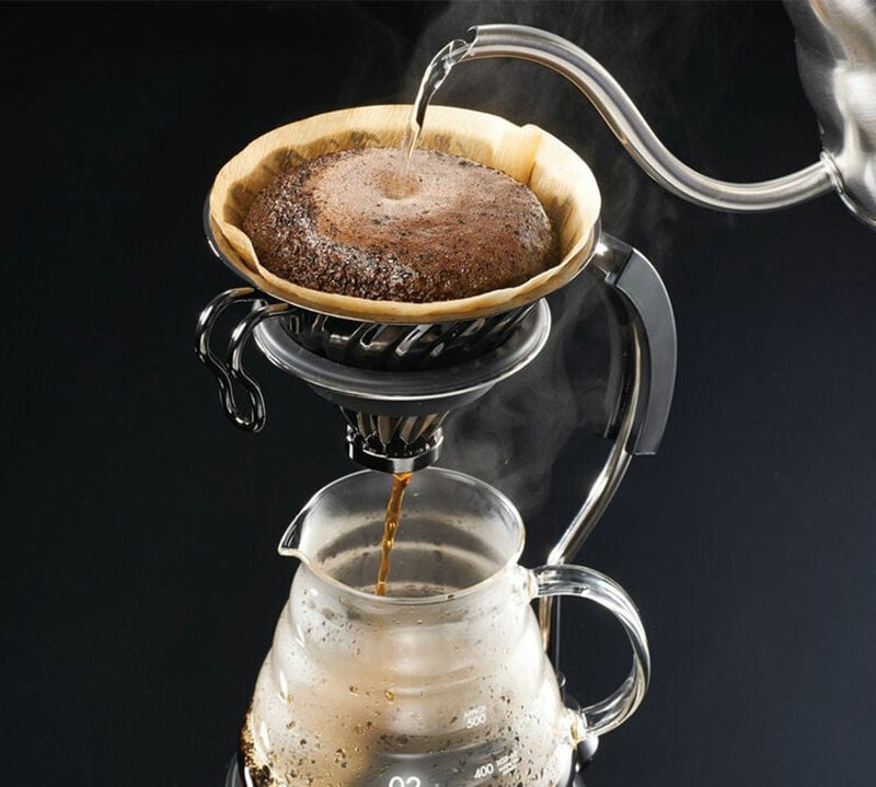 Dripper Hario V60 VDM-02 conique en acier inoxydable 2 à 4 tasses - 2