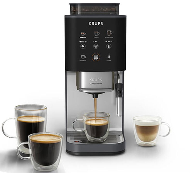 Machine expresso broyeur KRUPS Coffee Crush Milk SA404BE1 - Noire - 2