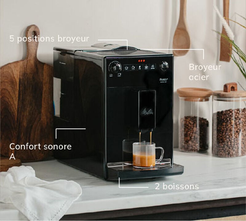 Expresso Broyeur MELITTA Purista® F230-002 Pure Black Exclusive - 2