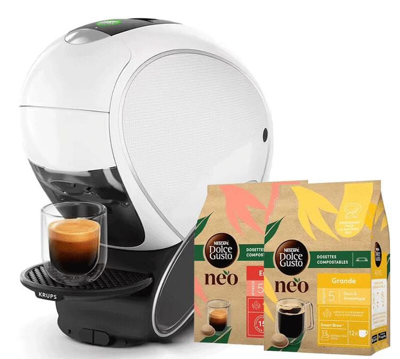 Machine à dosettes NEO KP850110 Blanche - Krups - 2