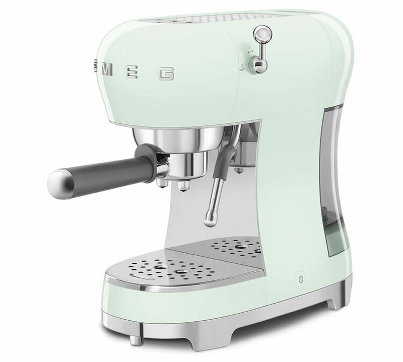 Machine expresso SMEG Vert d'eau ECF02PGEU Années 50 - 2